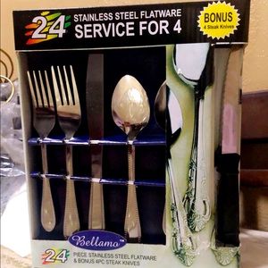 Bellamo stainless steel flatware set